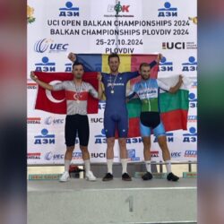 Ciclistul reșițean Daniel Crista  a cucerit 5 medalii la Campionatul Balcanic de velodrom!